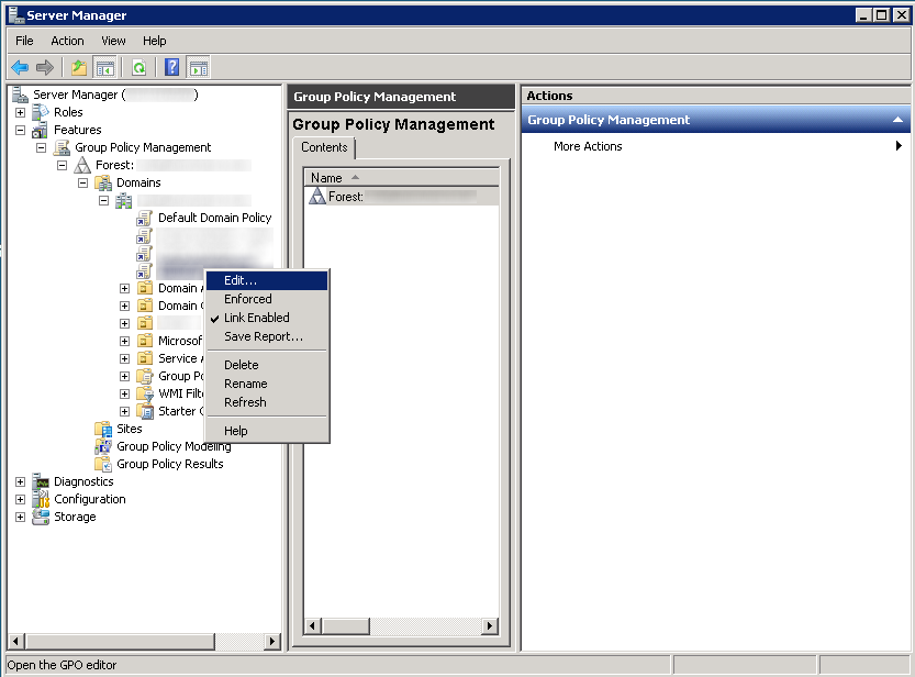 group policy management editor command