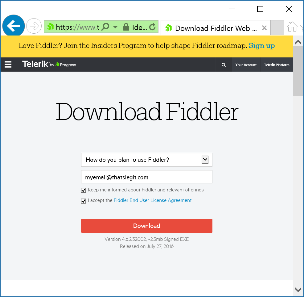 Download Fiddler