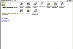 Windows 2000 - Administrative Tools