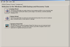 Windows 2000 - Backup - Welcome