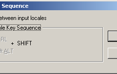 Windows 2000 - Change Key Sequence
