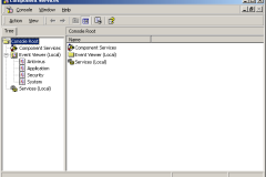 Windows 2000 - Component Services - Console Root