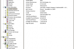 Windows 2000 - Computer Management - System Summary