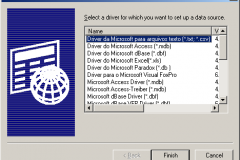 Windows 2000 - Create New Data source