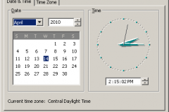 Windows 2000 - DateTime Properties