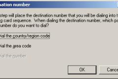 Windows 2000 - Destination number