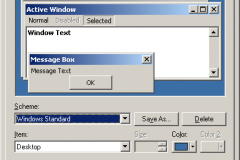 Windows 2000 - Display Properties - Appearance