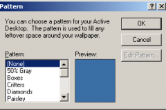 Windows 2000 - Display Properties - Pattern