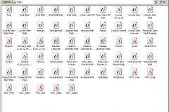 Windows 2000 - Fonts
