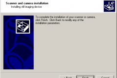 Windows 2000 - Scanner and Camera Installation Wizard