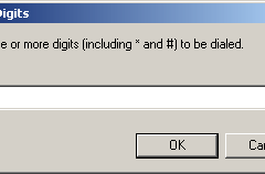Windows 2000 - Specify Digits to be dialed