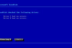 Win95-MicrosoftScanDiskResults