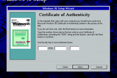 Win95-Windows95SetupWizardCertificateofAuthenticity