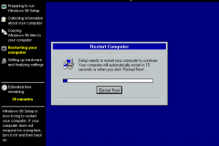 15. Windows 98 Installation