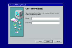 18. Windows 98 Installation