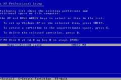 4. Windows XP Installation