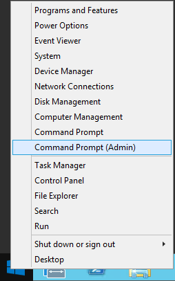 Server 2012 - Administrative Command Prompt