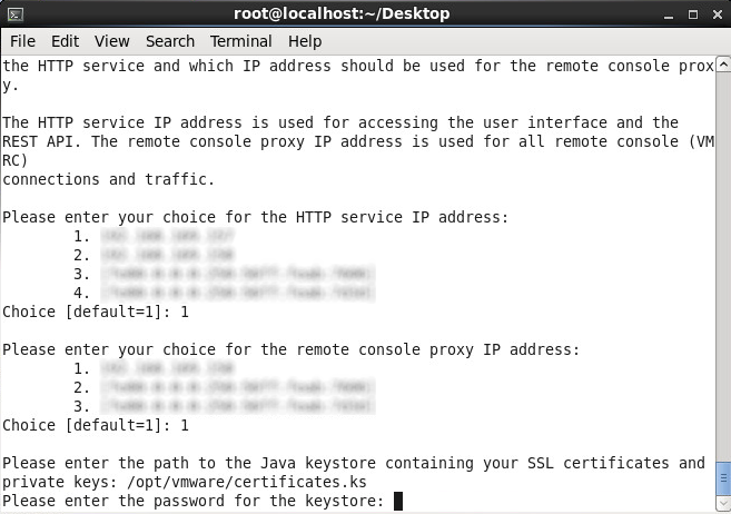 Install vmware-vcloud-director-5.5 - Java keystore - SSL Certificates - Password
