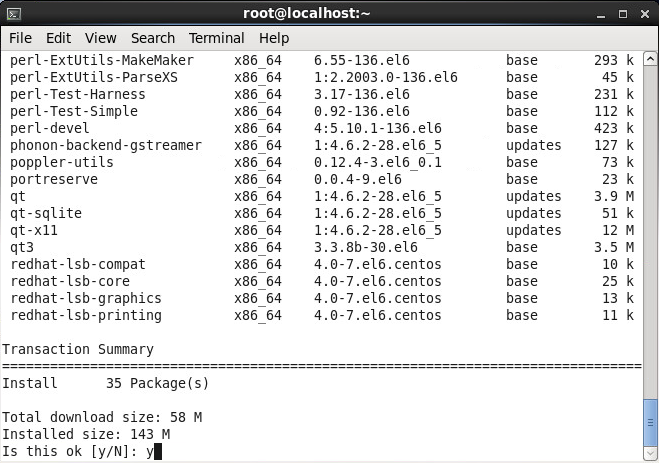 yum install redhat-lsb - Download Packages