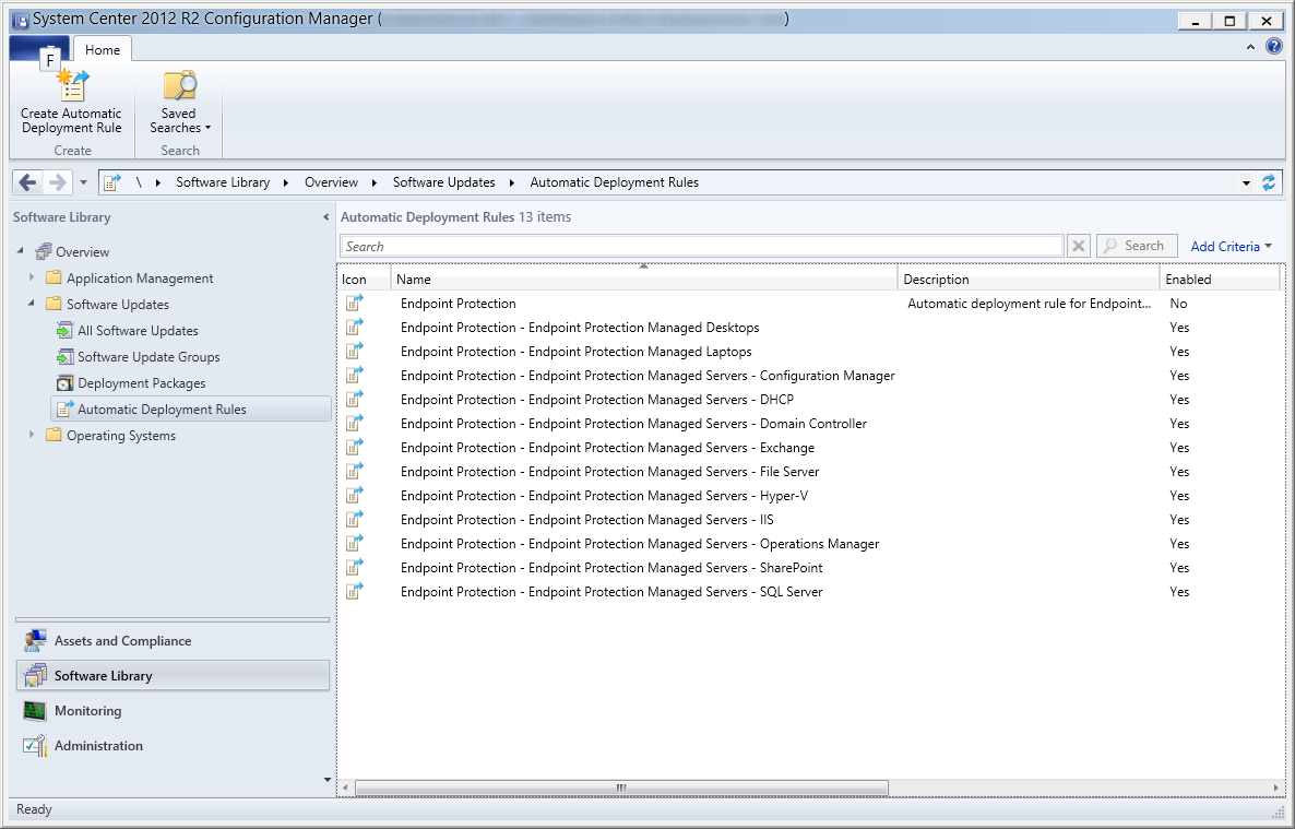 endpoint configuration manager