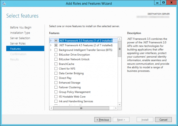 How to install .NET Framework 3.5 on Windows Server 2012 and Windows ...