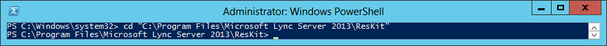 Lync Server 2013 - Navigate ResKit