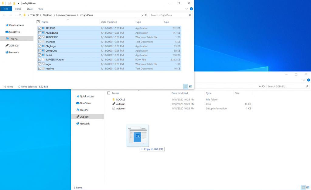 lenovo boot from usb